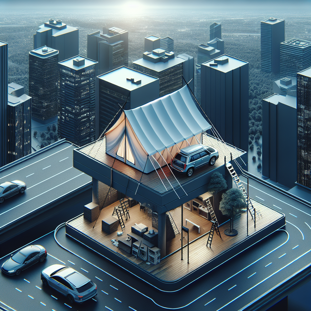 Dachzelt-Installation