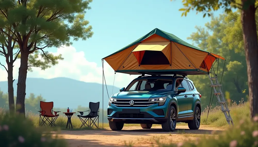 Dachzelt Hartschale schräg aufstellen: Worauf du achten musst