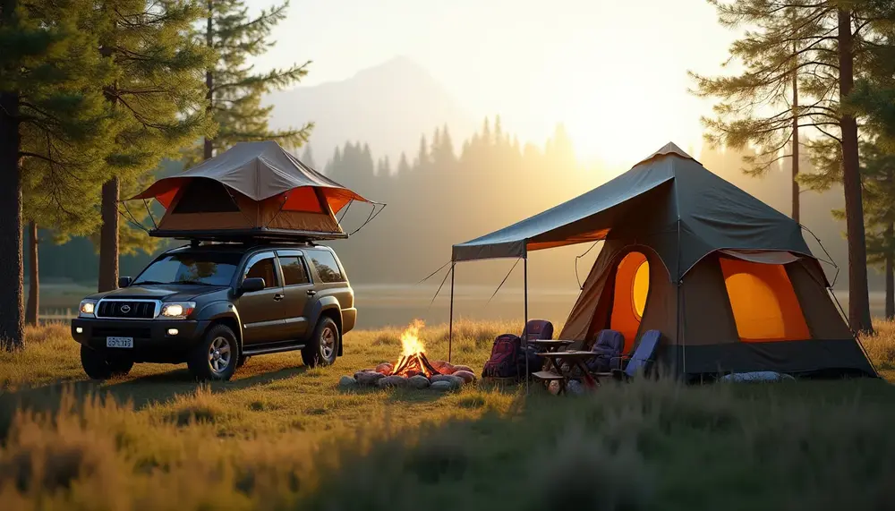 Dachzelt oder normales Zelt? Ein Vergleich der Vor- und Nachteile