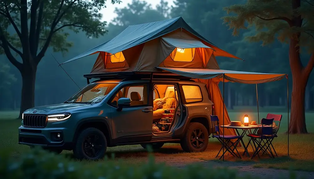 Dachzelt Organizer: So hältst du Ordnung in deinem Zelt beim Camping