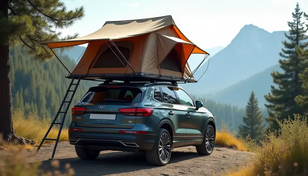Wie du dein Dachzelt Auto fest und sicher installierst